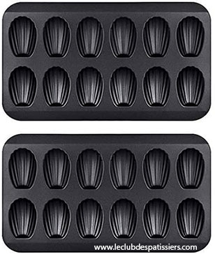 moule à madeleine antiadhésif - leclubdespatissiers